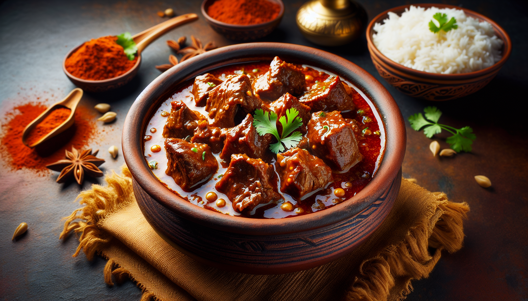 Mutton curry, bengali style